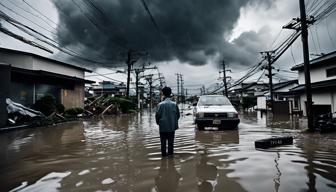 Hunderttausende in Japan ohne Strom aufgrund von starkem Taifun