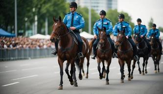 Polizei-Reiterstaffel bereitet sich auf Fußball-EM vor