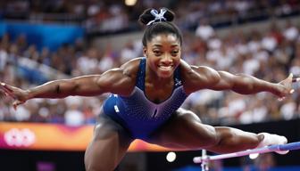 Turn-Superstar Simone Biles bei Olympia 2024 in Paris